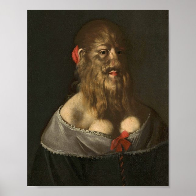 Póster Retrato De Bárbara Van Beck Curiosidades Y Oddit (Frente)