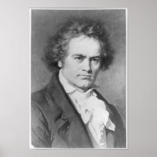 Póster Retrato de Beethoven (Frente)