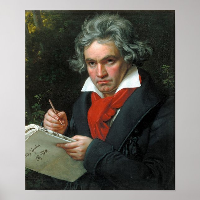 Póster Retrato de Beethoven (Frente)