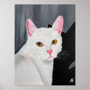Póster Retrato de Blanca Pintura de Alfred Fox