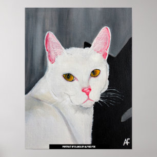 Póster Retrato de Blanca Pintura de Alfred Fox