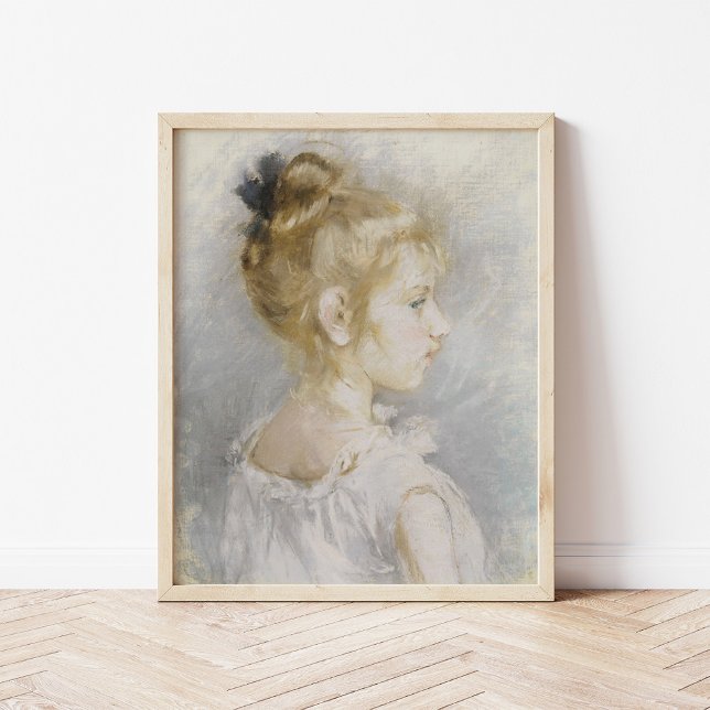 Póster Retrato de Blanche Pontillon | Berthe Morisot (Subido por el creador)
