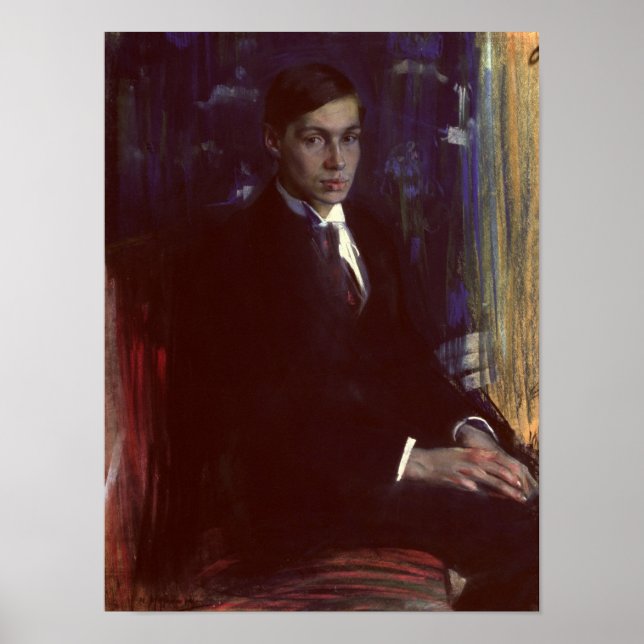 Póster Retrato de Boris Pasternak (Frente)