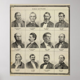 Póster Retrato de Bottineau, Minnesota