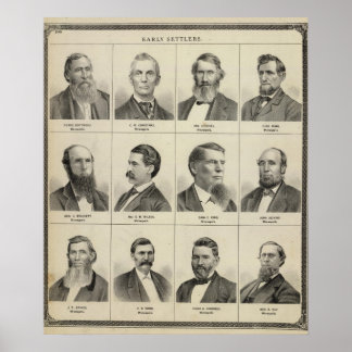 Póster Retrato de Bottineau, Minnesota