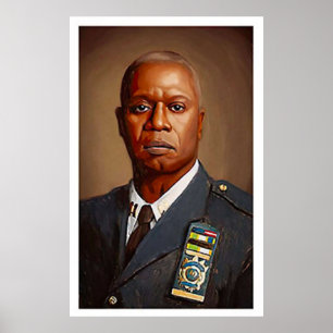Póster Retrato de Brooklyn Nine Raymond Holt
