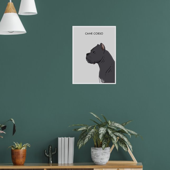 Póster Retrato de cane corso (Salón 1)