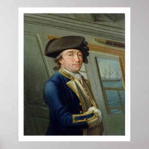 Póster Retrato de capitán Guillermo Locker (1731-1800)