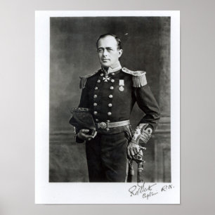 Póster Retrato de capitán Roberto Falcon Scott