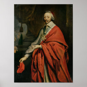 Póster Retrato de Cardinal de Richelieu