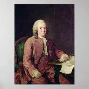 Póster Retrato de Carl von Linnaeus