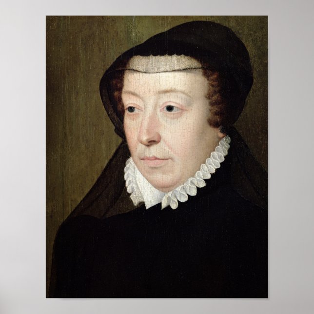 Póster Retrato de Catherine de Medici (Frente)