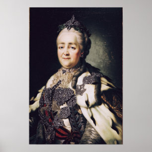 Póster Retrato de Catherine II de Rusia 2