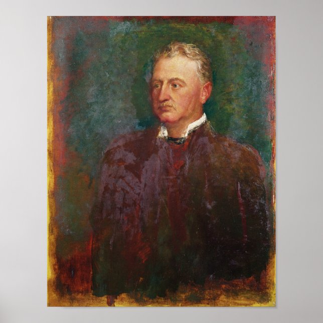 Póster Retrato de Cecil John Rhodes 1898 (Frente)