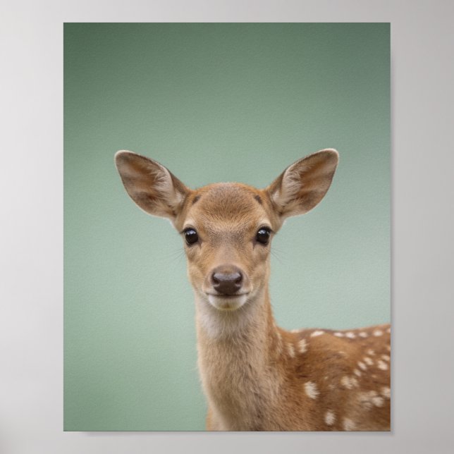 Póster Retrato de cervatillo bebé - Pared de animales de  (Frente)