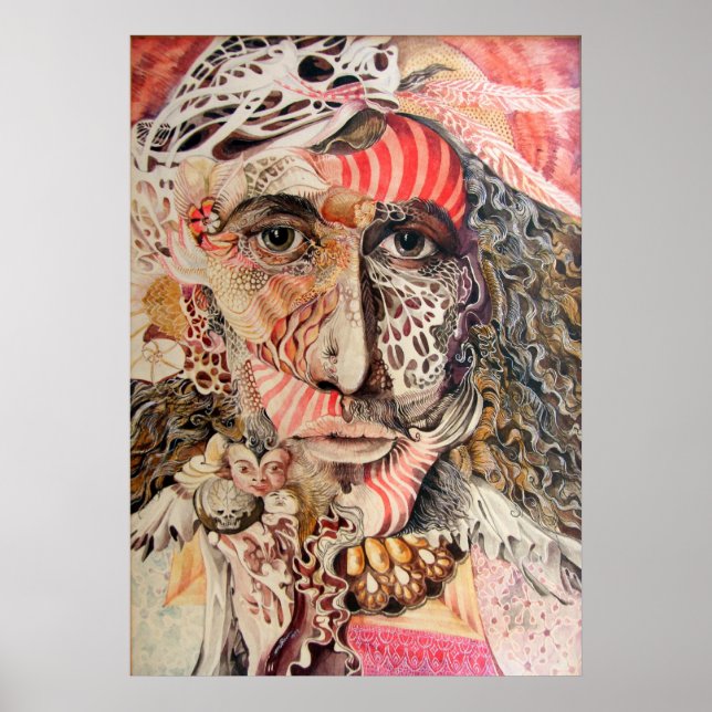 Póster Retrato de chamán (Frente)