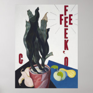 Póster Retrato de Charles Demuth en cartel de Georgia O'K