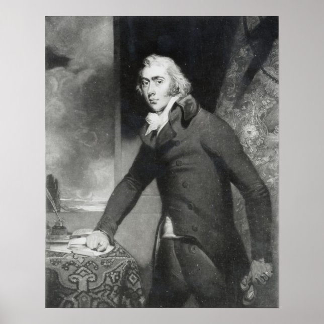 Póster Retrato de Charles Gray, Earl Gray (Frente)