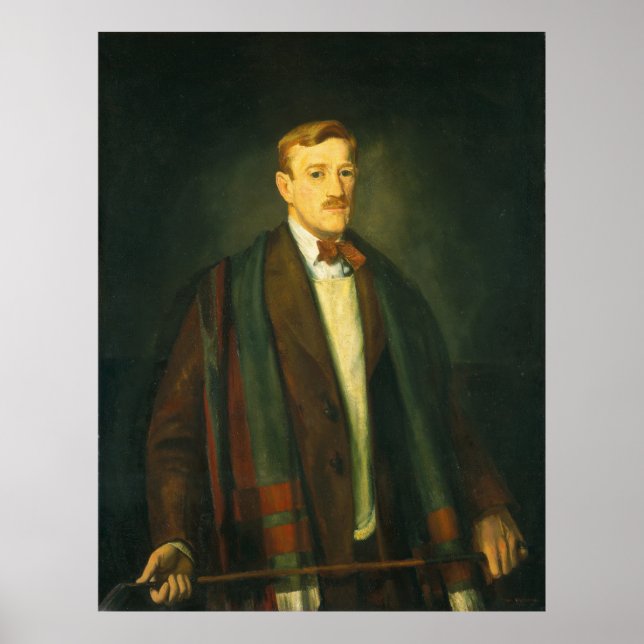 Póster Retrato de Chester Dale de George Bellows (1922) (Frente)