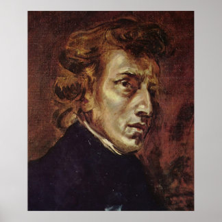 Póster Retrato de Chopin