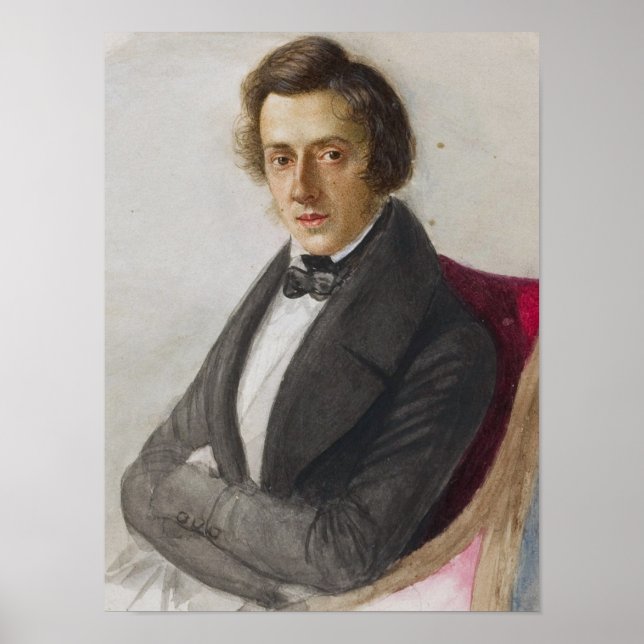 Póster Retrato de Chopin