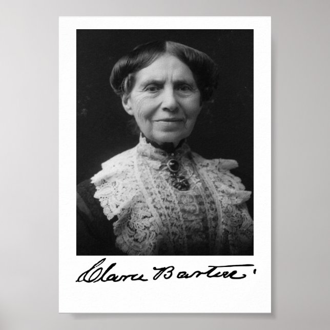 Póster Retrato de Clara Barton (Frente)