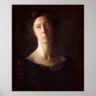 Póster Retrato de Clara J. Mather