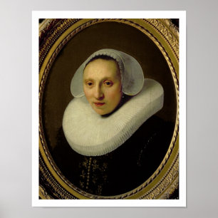 Póster Retrato de Cornelia Pronck, esposa de Albert