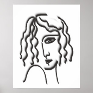 Póster Retrato de dama