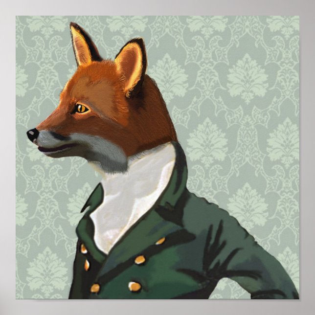 Póster Retrato de Dandy Fox (Frente)