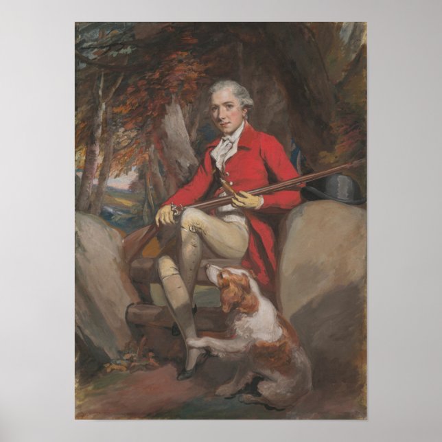 Póster Retrato de Daniel Gardne de Jonas Langford Brooke (Frente)