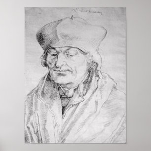 Póster Retrato de Desiderius Erasmus 1520