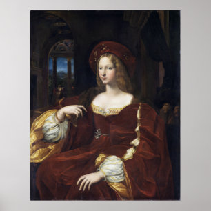 Póster Retrato de Doña Isabel de Requesens por Raphael