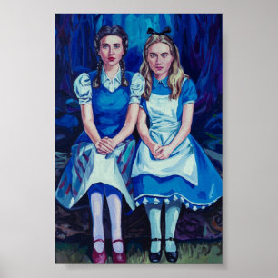 Póster Retrato de Dorothy y Alice-Dark Academia