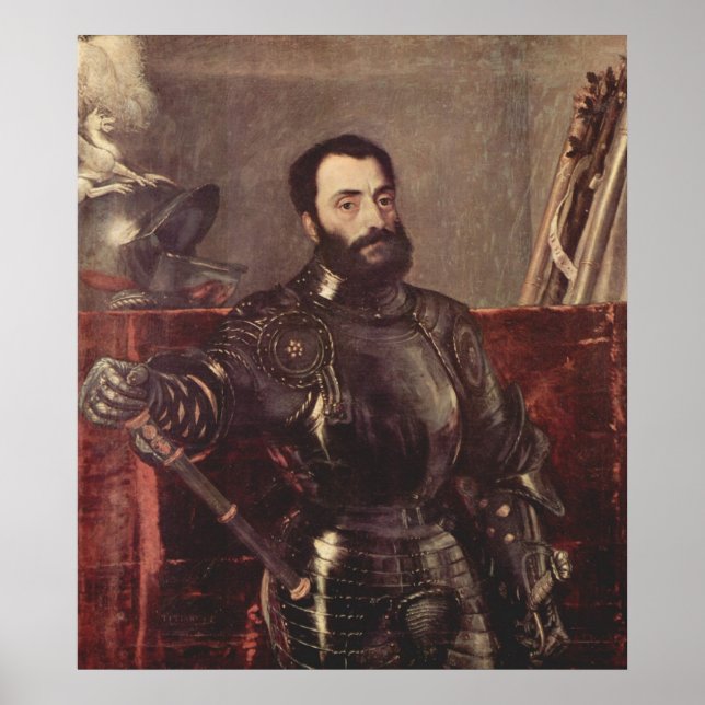 Póster Retrato de duque de Urbino (Frente)