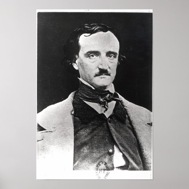 Póster Retrato de Edgar Allan Poe (Frente)