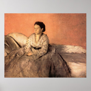 Póster Retrato de Edgar Degas de Estela Musson de Gas
