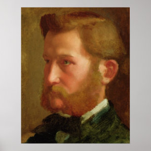 Póster Retrato de Edgar Degas el   de Paul Vapincon