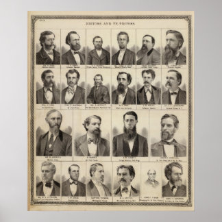 Póster Retrato de editores y exeditores, Minnesota