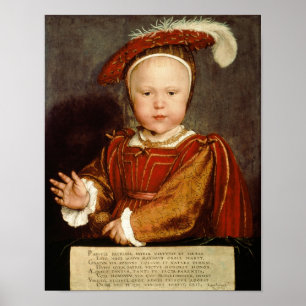 Póster Retrato de Eduardo VI como niño, c.1538