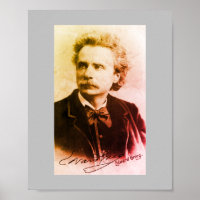 Retrato de Edvard Grieg