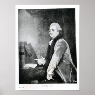 Póster Retrato de Edward Gibbon