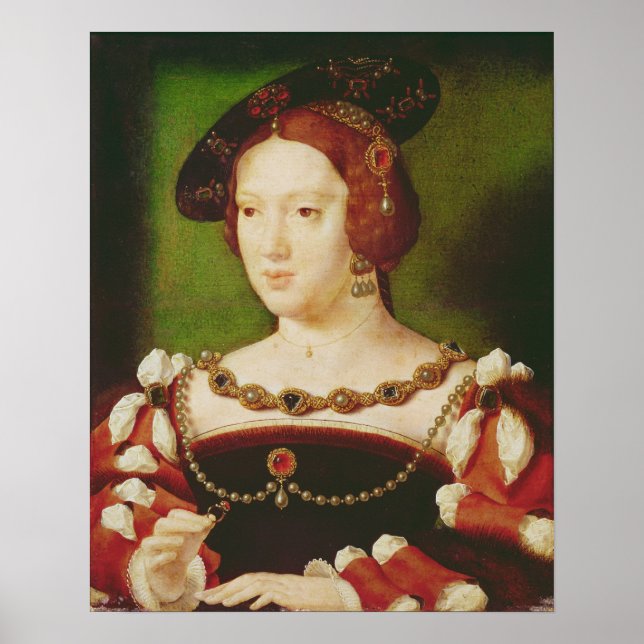 Póster Retrato de Eleanor de Estrasburgo (Frente)