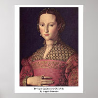 Retrato De Eleonora De Toledo Por Angelo Bronzino