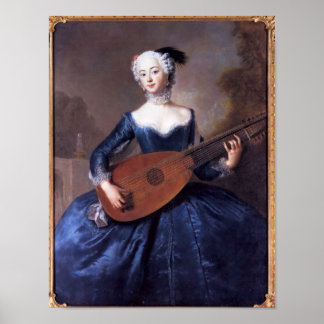 Póster Retrato de Eleonore Louise Albertine