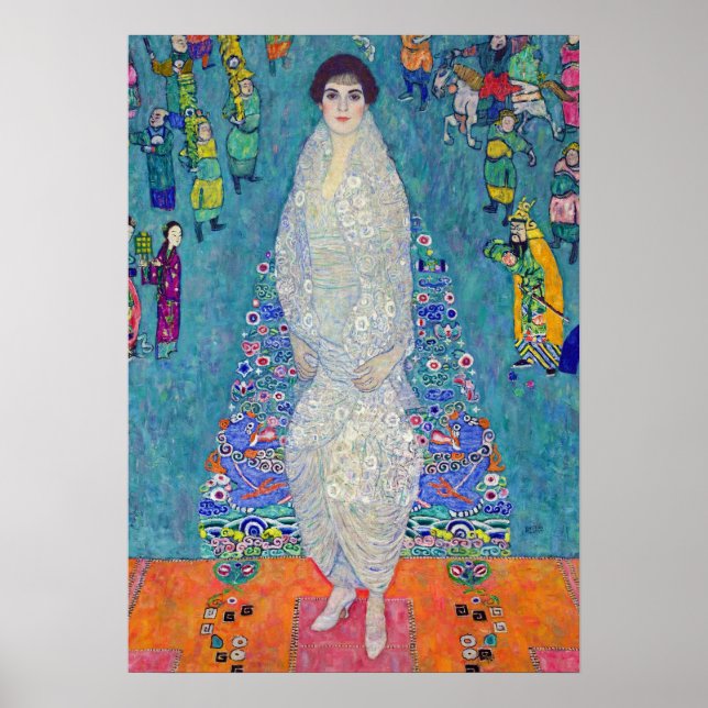 Póster Retrato de Elisabeth Lederer, Gustav Klimt (Frente)