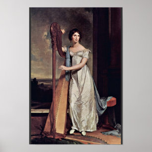 Póster Retrato de Eliza Ridgely (la señora With The Harp)