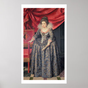 Póster Retrato de Elizabeth de 1602-44) hijas de Francia