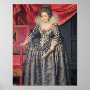 Póster Retrato de Elizabeth de 1602-44) hijas de Francia