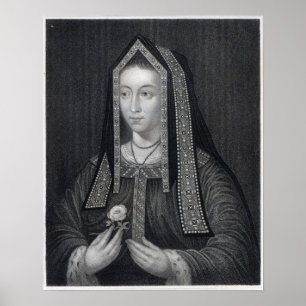 Póster Retrato de Elizabeth de York